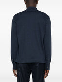 Bluza Zegna, Jersey Polo, Navy Blue