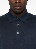 Bluza Zegna, Jersey Polo, Navy Blue