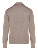 Bluza Zegna, Jersey Polo, Taupe Brown