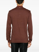 Bluza Zegna, Long Sleeve, Polo, Clay Red