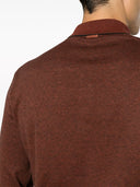 Bluza Zegna, Long Sleeve, Polo, Clay Red