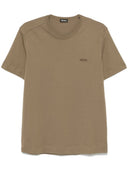 Tricou Zegna, Little Logo, Simple,Ivy Green
