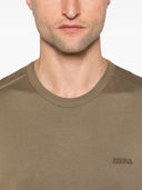 Tricou Zegna, Little Logo, Simple,Ivy Green