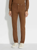 Jeans ZEGNA, Stretch brown