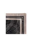 Esarfa ELISABETTA FRANCHI, Silk scarf with abstract print