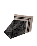 Esarfa ELISABETTA FRANCHI, Silk scarf with abstract print