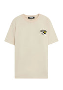 TRICOU BARROW,  Teddy Bear Multicolor Print on Back, Cream