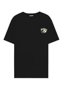 TRICOU BARROW,  Teddy Bear Multicolor Print on Back, Negru