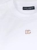 Tricou DOLCE GABBANA,  Logo Embellished Crewneck T Shirt