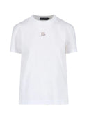 Tricou DOLCE GABBANA,  Logo Embellished Crewneck T Shirt