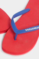 Papuci DSQUARED2,  Logo Flip Flops