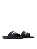 Papuci DSQUARED2, Logo Slides, Negru