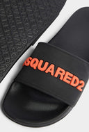 Papuci DSQUARED2,  Logo Slides