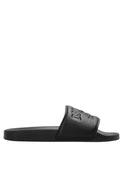 Papuci DSQUARED2, Black Logo slides