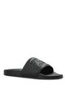 Papuci DSQUARED2, Black Logo slides