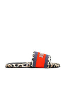 Papuci DSQUARED2, MULTICOLOUR Flip-flops with logo
