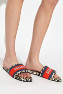 Papuci DSQUARED2, MULTICOLOUR Flip-flops with logo