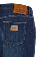 Jeans DOLCE GABBANA ,Stretched pleated trompe l'oeil jeans