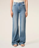 Jeans AMI PARIS, Blue Cotton Flare Fit Jeans