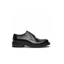 PANTOFI FABI, Leather, Classic, Studs Details, Black