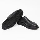 Pantofi GNV, Brogue Monk Strap Style, Black