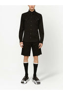 Camasa DOLCE &  GABBANA, White Logo, Negru