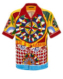 Tricou Dolce&Gabbana, Bowling shirt, Multicolor