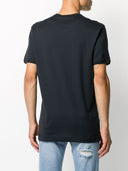 Tricou Dolce & Gabbana, Logo Label, Crew Neck, Navy Blue