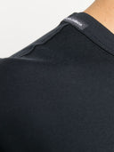Tricou Dolce & Gabbana, Logo Label, Crew Neck, Navy Blue