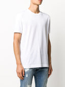 Tricou Dolce & Gabbana, Logo Label, Crew Neck, White