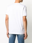 Tricou Dolce & Gabbana, Logo Label, Crew Neck, White