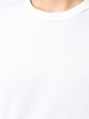 Tricou Dolce & Gabbana, Logo Label, Crew Neck, White