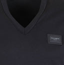 Tricou Dolce&Gabbana, Negru, Logo Atasat