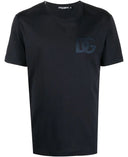 Tricou DOLCE & GABBANA, Logo Brodat, Bleumarin