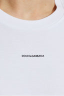 Tricou DOLCE & GABBANA, Dolce & Gabbana WHITE T-shirt with embossed logo