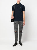 Tricou Dolce & Gabbana, DG Essentials Cotton, Polo, Bleumarin