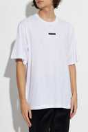 Tricou DOLCE & GABBANA cu logo aplicat – Alb