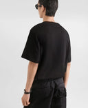 Tricou DOLCE & GABBANA, Jersey t-shirt with patch, Black
