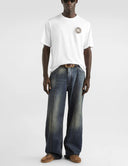 Tricou DOLCE & GABBANA, Cotton t-shirt with patch, White