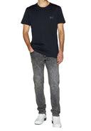Tricou Dolce & Gabbana, Logo Argintiu, Bleumarin