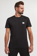 Tricou Dolce & Gabbana, Logo Argintiu, Negru