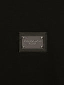Tricou Dolce & Gabbana, Logo Argintiu, Negru
