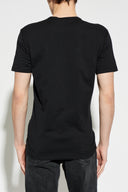 TRICOU DOLCE & GABBANA, Placuta logo Silver, Negru