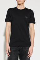 TRICOU DOLCE & GABBANA, Placuta logo Silver, Negru