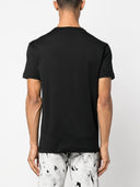 Tricou Dolce&Gabbana, Negru, Guler in V, Logo Atasat
