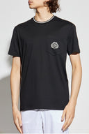TRICOU DOLCE & GABBANA, Classic, Logo Insert, Chest Pocket, Black