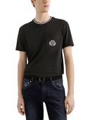 TRICOU DOLCE & GABBANA, Classic, Logo Insert, Chest Pocket, Black