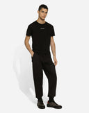 Tricou Dolce & Gabbana,  Calligraphic Logo Print, Black