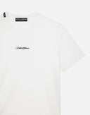 Tricou Dolce & Gabbana, Calligraphic Logo Print, White