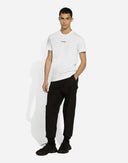 Tricou Dolce & Gabbana, Calligraphic Logo Print, White